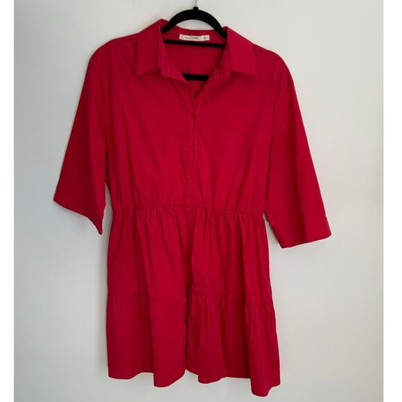 Ellison The Rojo Dress Button Front dress size large - Picture 3 of 7